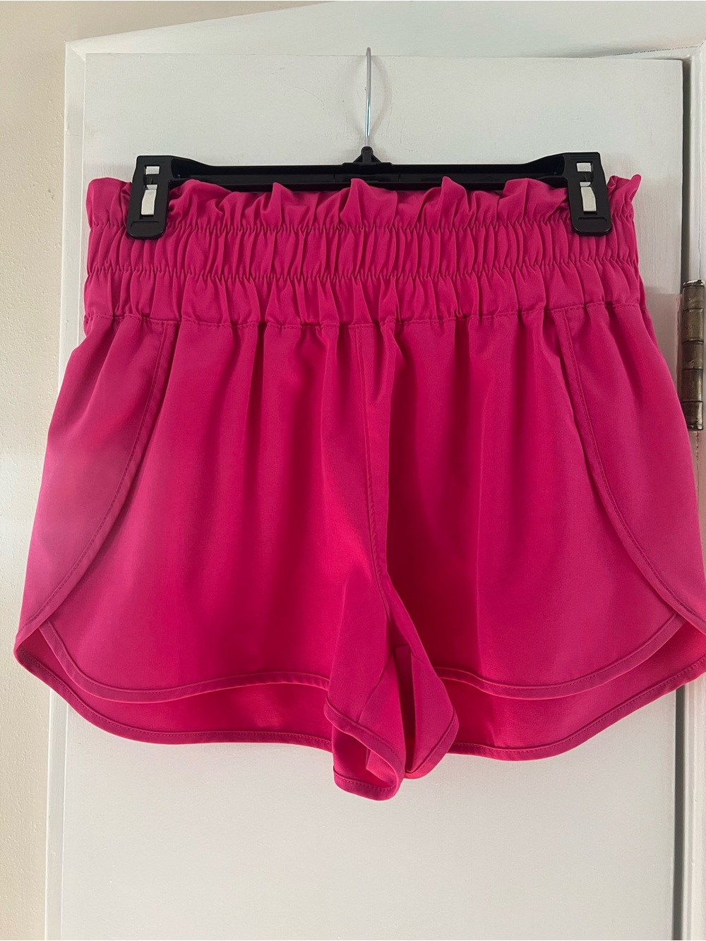 No Boundaries Hot Pink High-Rise Athletic Shorts